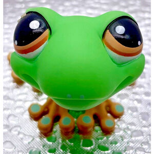 Hasbro LPS Littlest Pet Shop Green Frog #1020 C-031 2007